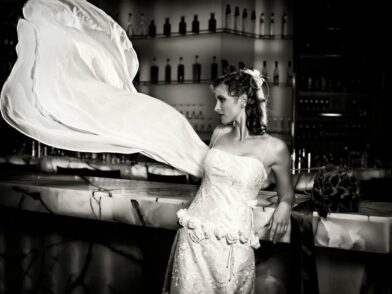 Brautkleid, Spitzenseide